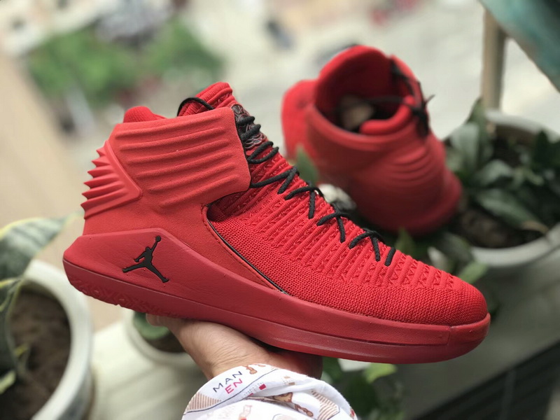 Authentic Air Jordan XXXII “Flame red” 